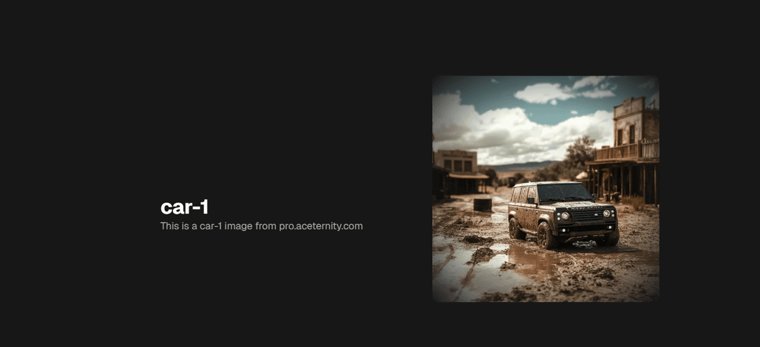 Image and text parallax - Motion